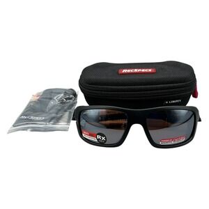 Rec Specs Liberty Sport Throttle 205 Sunglasses Matte Black RX Able